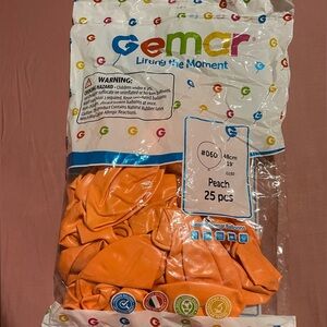 Gemar Latex 19 inch Balloons - Peach (25 count)